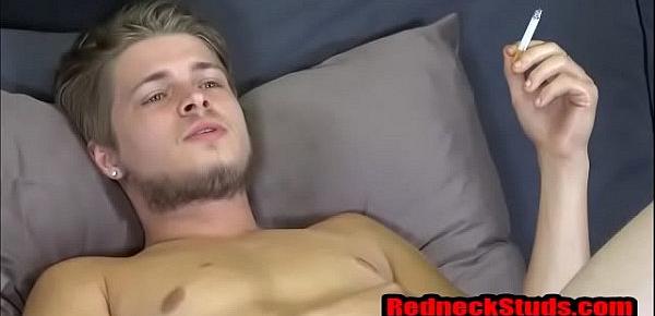  Straight Blonde Russian and his Toys- RedneckStuds.com